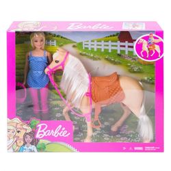 Barbie Doll and horse  Dukke og hest - Salg
