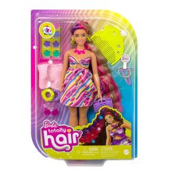 Barbie Totally Hair Doll Kjole med blomster - Barbie