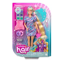 Barbie Totally Hair Doll Kjole med stjerne - Barbie