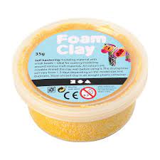 Foam Clay - GUL (35g) Gul - Salg