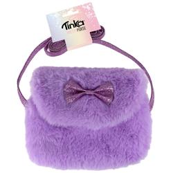 VESKE LILLA PLYSJ M/SLØYFE TINKA PRETTY PURSE Lilla - Tinka