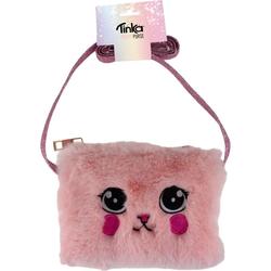 VESKE ROSA PLYSJ M/ANSIKT TINKA PRETTY PURSE Rosa plysj - Tinka