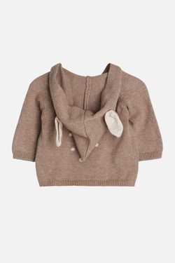 Hust & Claire Char cardigan 1572 deer brown - Salg