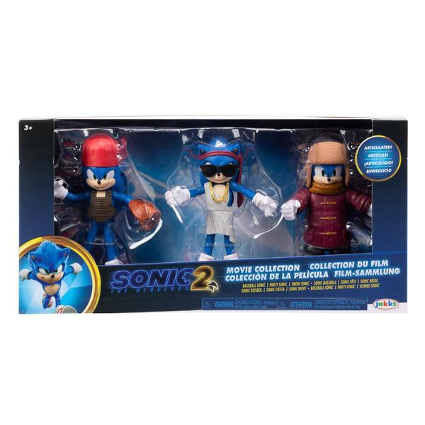 Sonic the Hedgehog 2 (Movie) 4 Inch Articulated Figure Pack Figurer - Sonic The HedgeHog