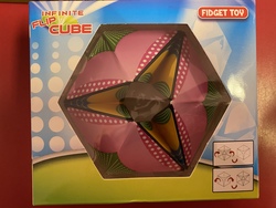 Infinity flip cube Lyse farga - Fidget Toys