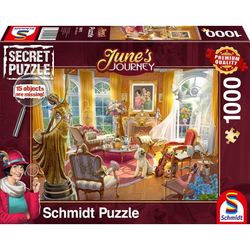 Schmidt puslespill 1000 Secret Puzzle: Parlor of the Orchid Estate  - lev uke 33 1000 - Schmidt