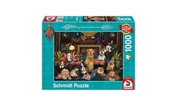 Schmidt puslespill 1000 Colorful evening in the salon - lev uke 30 1000 - Schmidt