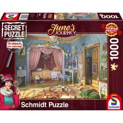 Schmidt puslespill 1000 Secret Puzzle: Junes bedroom 1000 - Schmidt