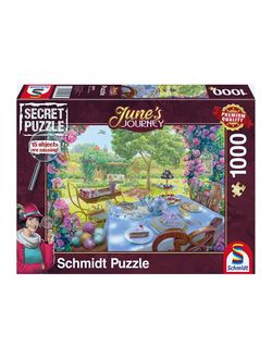 Schmidt puslespel 1000 Secret Puzzle: Tea in the garden  - lev uke 33 1000 - Schmidt