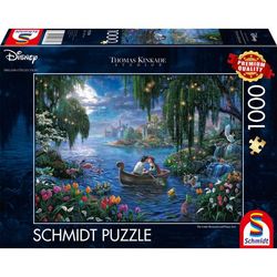 Schmidt puslespill 1000 Thomas Kinkade: Disney The Little Mermaid and Prince Eric 1000 - Schmidt