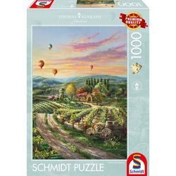 Schmidt puslespill 1000 Thomas Kinkade: Peaceful Valley Vineyard 1000 - Schmidt