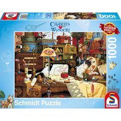 Schmidt puslespill 1000 Charles Wysocki: Maggie the Messmaker  - lev uke 33 1000 - Schmidt