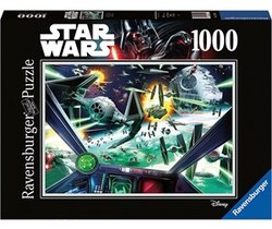 Ravensburger puslespill 1000 Star Wars: X-Wing Cockpit 1000 - Ravensburger