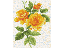Diamond Dotz DD6 – Yellow Rose Bouquet Yellow rose - Diamond Dotz