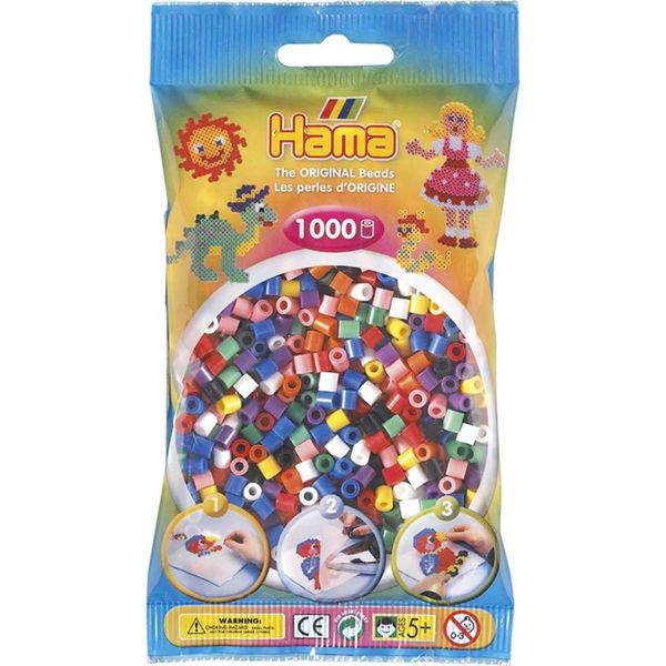 Hama Midi Beads 1000 pcs Mix 207-00 207-00 - hama