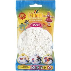 Hama Midi Beads 1000 pcs White 01 207-01 - Hama Midi perleposer 1000