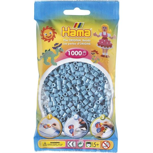 Hama Midi Beads 1000 pcs Turquoise 31 207-31 - hama