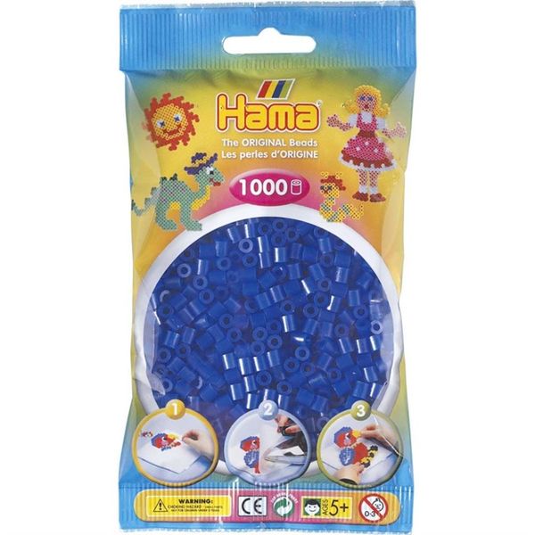 Hama Midi Beads 1000 pcs Neon blue 207-36 207-36 - hama