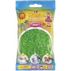 Hama Midi Beads 1000 pcs Neon green 37 207-37 - hama
