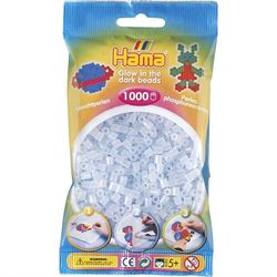 Hama Midi Beads 1000 pcs Glow blue 57 207-57 - hama