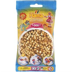 Hama Midi Beads 1000 pcs Gold 61 207-61 - hama