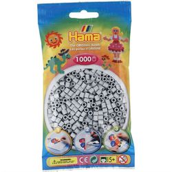 Hama Midi Beads 1000 pcs Light grey 70 207-70 - hama