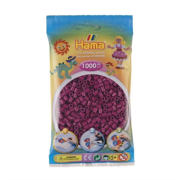 Hama Midi beads 1000 pcs. Plum 207-82 207-82 - hama
