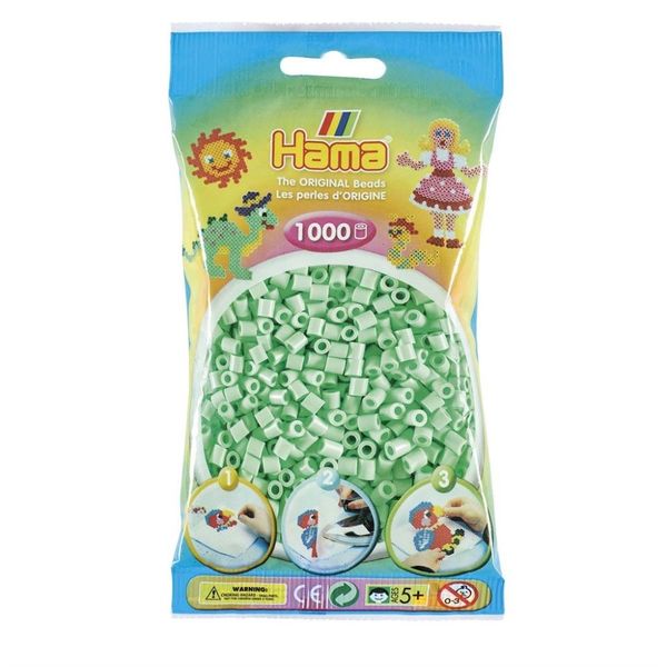 Hama Midi Beads 1000 pcs Pastel Mint 207-98 207-98 - hama