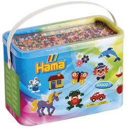 Hama midi boks med 30.000 perler - farge mix 58 Perle boks - Hama