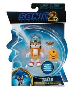 Sonic the Hedgehog 2 Tails med ryggsekk og Gizmo Wing Action Figur Tails - Sonic The HedgeHog