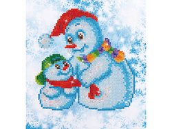 Diamond Dotz DD3 – Snow Family Snow family - Diamond Dotz