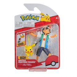 Battle Feature Figure Ash + Pikachu - pokèmon