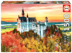 Educa puslespel 1500 Autum in Neuschwanstein 1500 - Educa