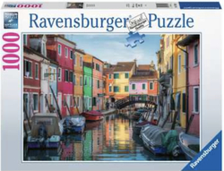 Ravensburger puslespill 1000 Buranokanlen, Venezia 1000 biter - Ravensburger