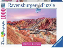 Ravensburger puslespill 1000 Regnbuefjellene 1000 biter - Ravensburger