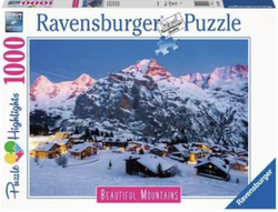 Ravensburger puslespill 1000 Bernese Oberland, Switzerland 1000 biter - Ravensburger