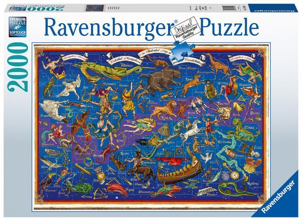 Ravensburger puslespill 2000 Kart 2000 biter - Ravensburger