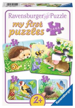 Ravensburger My first puzzles 2 - 4 - 6 - 8 bitar - Sweet Garden Resident Sweet Garden Resident - Ravensburger