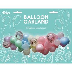 Tinka Ballongbue pastell, 83 ballonger Pastell - Bursdag/Fest