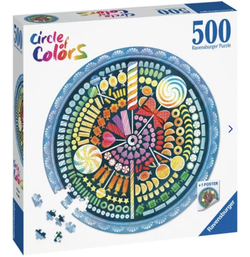 Ravensburger puslespill rundt 500 Circle Of Colors  500 biter - Ravensburger