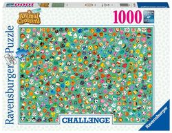 Ravensburger puslespill 1000 Utfordring animal crossing 1000 biter - Salg