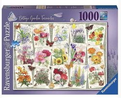 Ravensburger puslespill 1000 Hage Blomster  1000 biter - Ravensburger