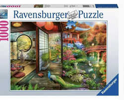 Ravensburger puslespill 1000 Japansk tehus 1000 biter - Ravensburger