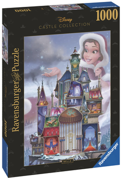 Ravensburger puslespill 1000 Disney Belle, castle  1000 biter - Ravensburger