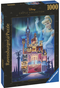 Ravensburger puslespill 1000 Disney Askepott, Castle 1000 biter - Ravensburger