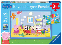 Ravensburger puslespill 2x12 Peppa’s eventyr 2x12 biter - Ravensburger