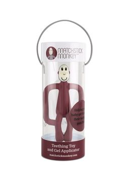 Matchstick Monkey Teething Claret  Claret  - Matchstick Monkey