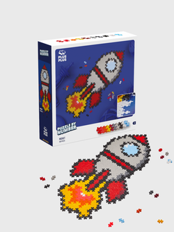 Plus-plus Puzzle By Number Rocket 500 deler Rocket - PlusPlus