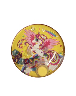 Unicorn water game -  med ringer Gul - Fidget Toys