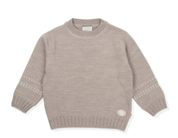 Lillelam genser classic, beige Beige - Lillelam